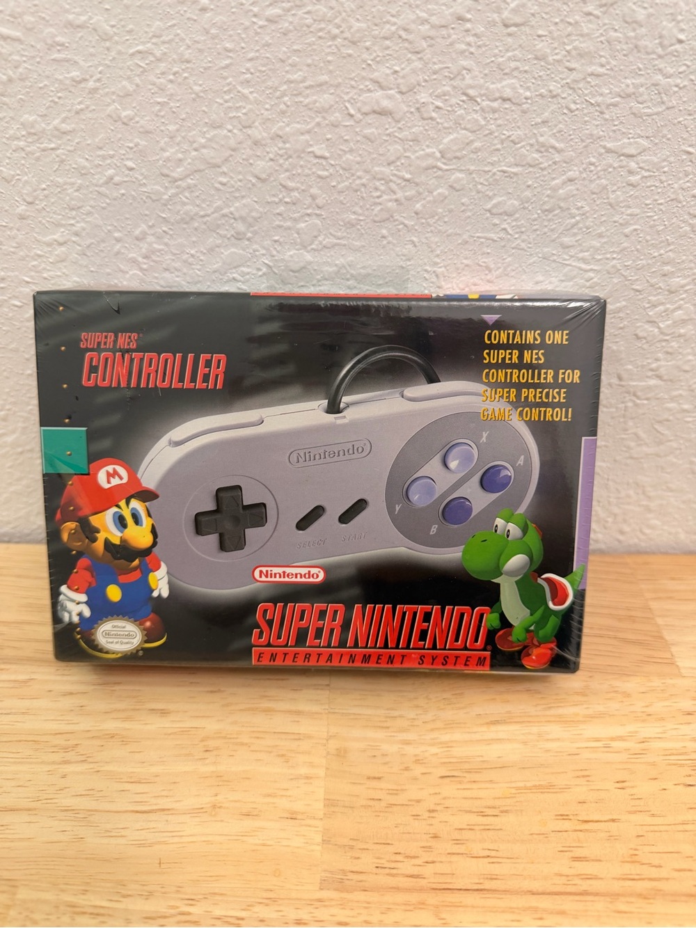Nintendo Super NES Controller - Light Gray with Purple Buttons